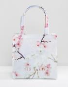 Ted Baker Oriental Blossom Small Icon Bag - Gray