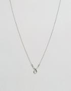 Designb Loop Necklace - Silver