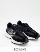 New Balance 327 Animal Sneakers In Black And Zebra - Exclusive To *asos