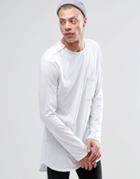 Cheap Monday Trap Longline Top Long Sleeve - White