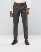 Penguin Formal Brown Herringbone Suit Pants - Brown