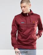 Ellesse Overhead Tricot Hoodie - Red