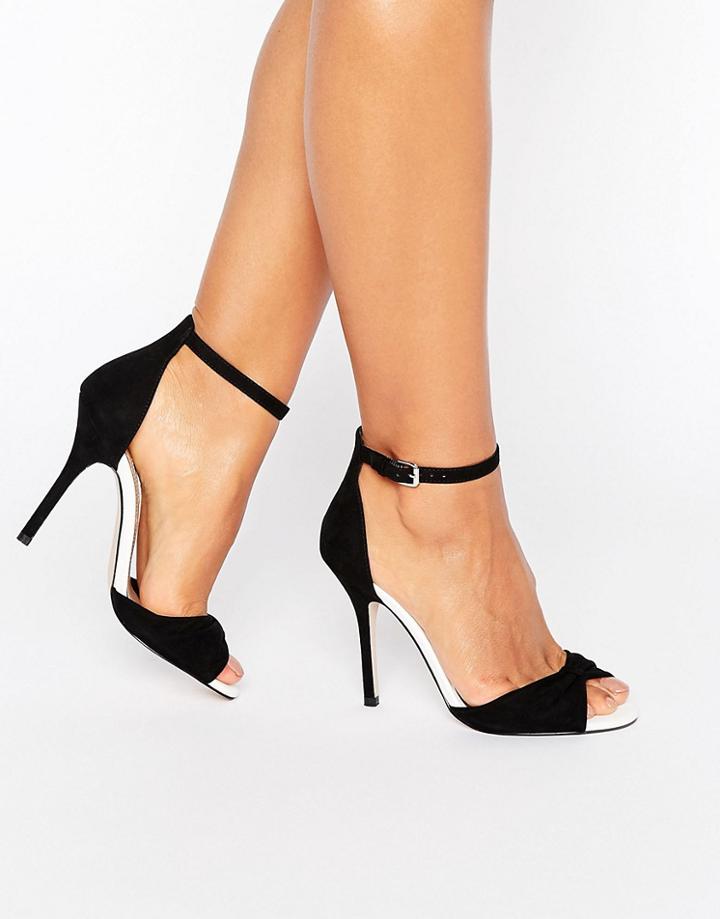 Miss Kg Sara 2 Part Sandal - Black