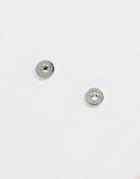 Tommy Hilfiger Logo Stud Earrings In Silver - Silver