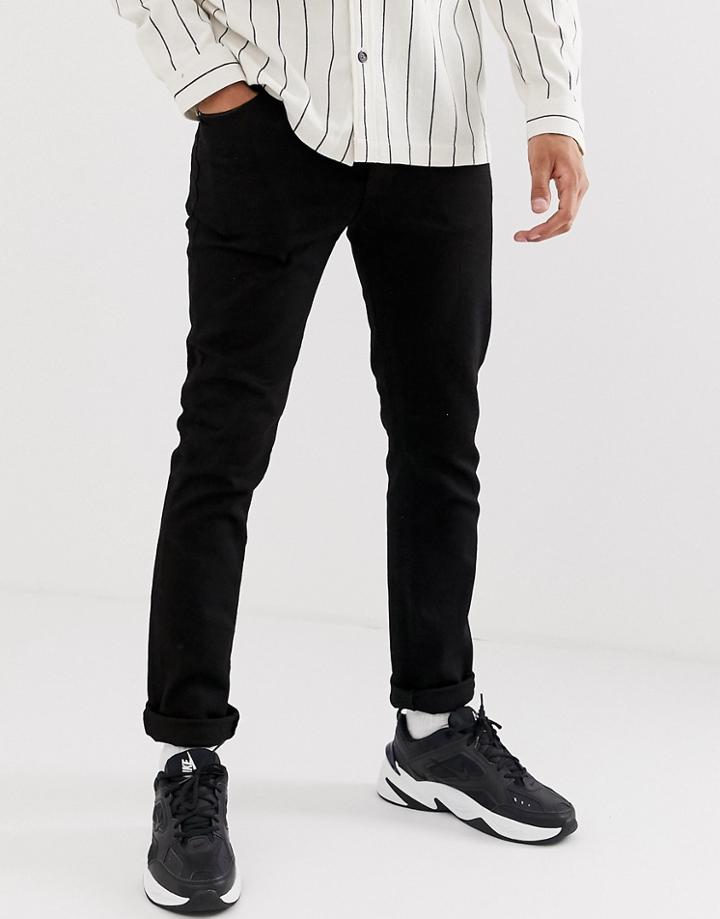Topman Slim Jeans In Black