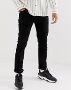 Topman Slim Jeans In Black