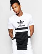 Adidas Originals 'bleached Out' Logo T-shirt B45880 - White