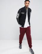 Asos Standard Joggers In Dark Red - Red