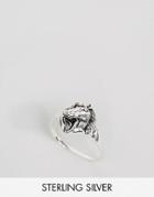 Asos Sterling Silver Horse Ring - Silver