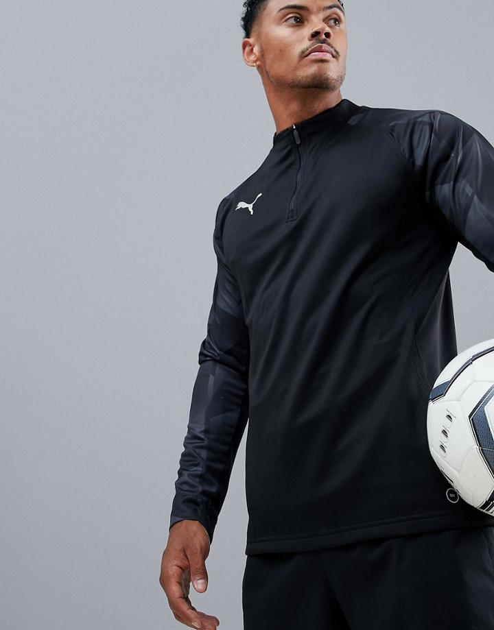 Puma Soccer Nxt Half Zip Sweat In Black 65558201 - Black