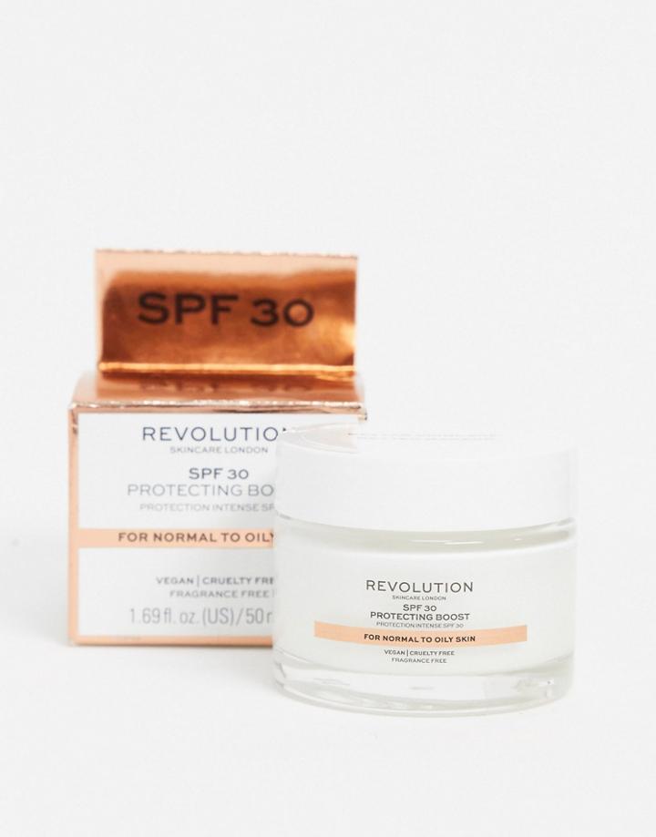 Revolution Skincare Moisture Cream Spf 30 For Normal To Oily Skin-no Color