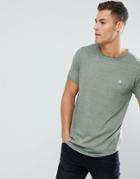 Le Breve Longline Raw Edge T-shirt - Green