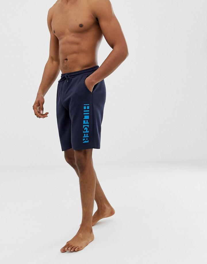Tommy Hilfiger Branded Lounge Shorts - Navy