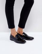 Vagabond Marilyn Patent Loafer Shoe - Black