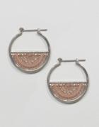 Asos Filigree Hoop Earrings - Multi