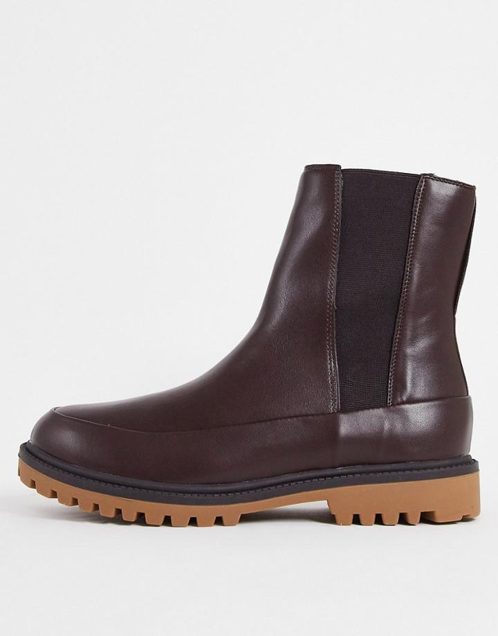 Rule London Chelsea Rain Boot In Brown