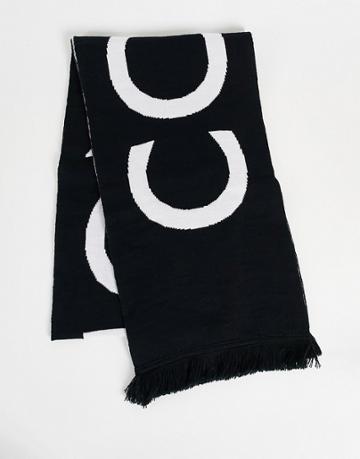 Consigned Logo Scarf In Black