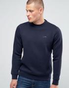 Armani Jeans Sweatshirt With Logo In Navy - Navy