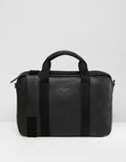 Ted Baker Importa Document Bag In Leather - Black
