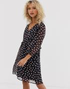 Jdy Butta 3/4 Sleeve Printed Smock Dress