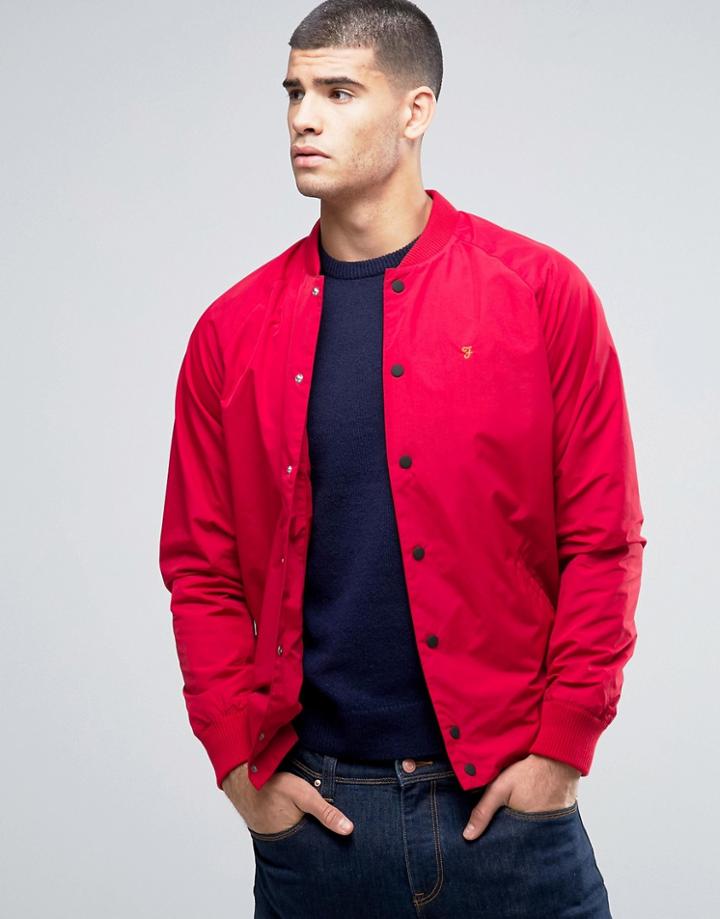 Farah Bellinger Jacket - Red