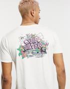 Quiksilver Informal Disco T-shirt In White