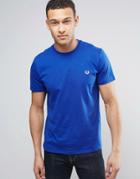 Fred Perry Small Logo T-shirt In Regal Blue - Blue