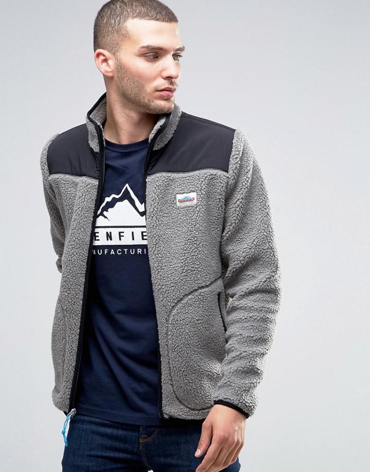 Penfield Mattawa Pile Fleece Jacket - Gray