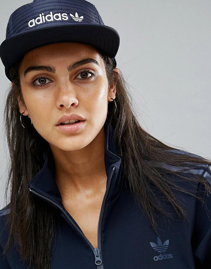 Adidas Originals Navy Quilted Cap - Navy