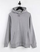 Topman Set Hoodie In Gray Heather-grey