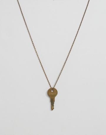 The Giving Keys Dream Key Necklace - Gold