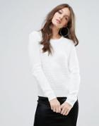 Vero Moda Round Neck Sweater - White