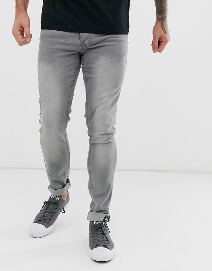 French Connection Super Skinny Light Wash Jeans-black