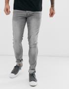 French Connection Super Skinny Light Wash Jeans-black