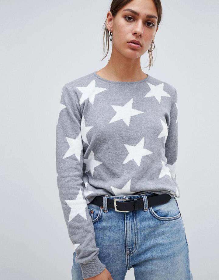 B.young Star Sweater - Gray