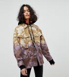Reclaimed Vintage Revived Military Jacket In Dip Dye - Multi