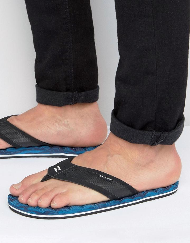 Billabong Spirit Camo Flip Flops - Blue