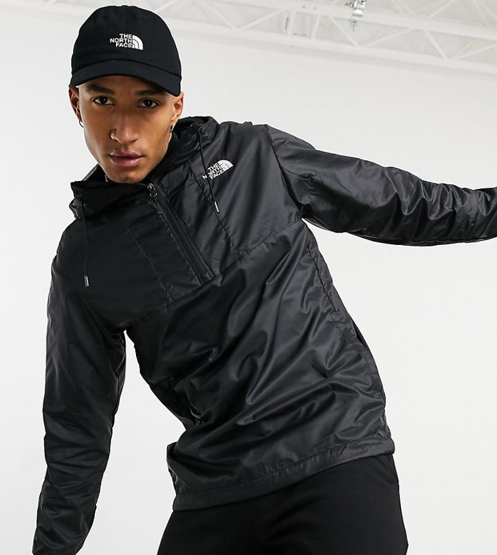 The North Face Wind Anorak Jacket In Black Exclusive At Asos
