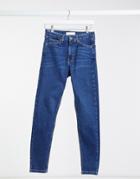 Topshop Jamie Skinny Jeans In Rich Blue