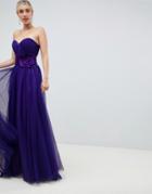 Jovani Sweetheart Neck Prom Dress - Blue