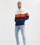 Nfl Bears Logo Color Block Fleece Hoodie