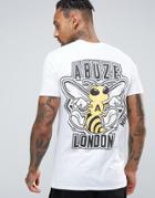 Abuze London Hornet Back Print T-shirt - White