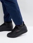Fila Fx-100 Mid Sneakers In Black - Black