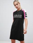 Adidas Originals Aa-42 Motorcross T-shirt Dress In Black - Black