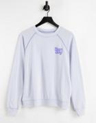 Billabong Salt & Sweat Oversized Sweatshirt In Blue-blues