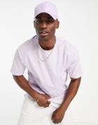 New Look Organic Cotton Oversized T-shirt In Lilac-purple