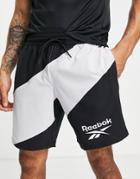 Reebok Workout Ready Graphic Woven Shorts In Black