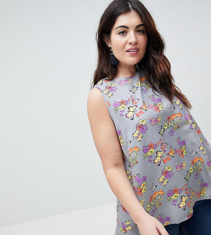 Koko Butterfly Print Tank - Multi