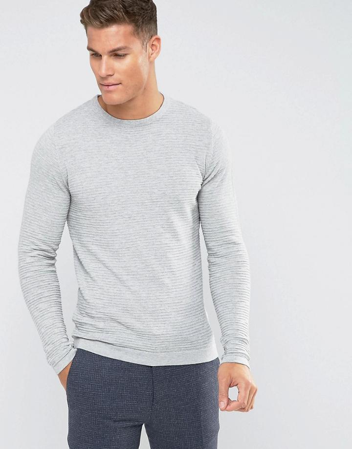 Troy Crew Neck Sweatshirt - Gray