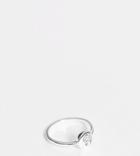 Asos Design Sterling Silver Ring In Ying Yang Design
